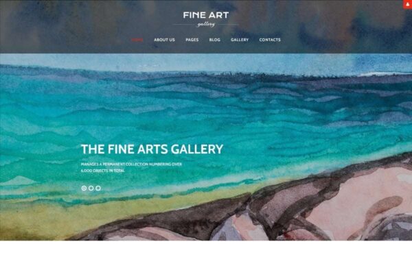 Fine Art – Art & Culture Gallery Responsive Joomla Template