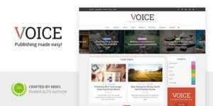Voice Clean News Magazine WordPress Theme 3.0.3