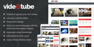 VideoTube A Responsive Video WordPress Theme