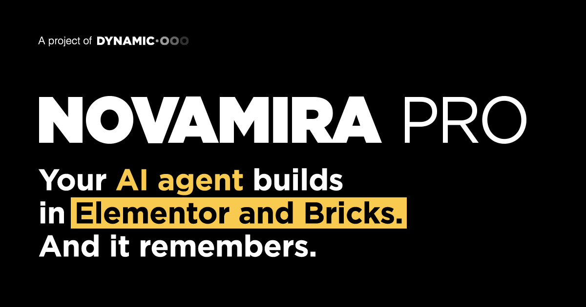 Novamira Pro – Your AI agent builds inside your WordPress Novamira Pro – Your AI agent builds inside your WordPress