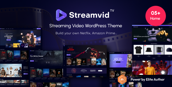 StreamVid Theme Streaming Video WordPress Theme 6.4.5
